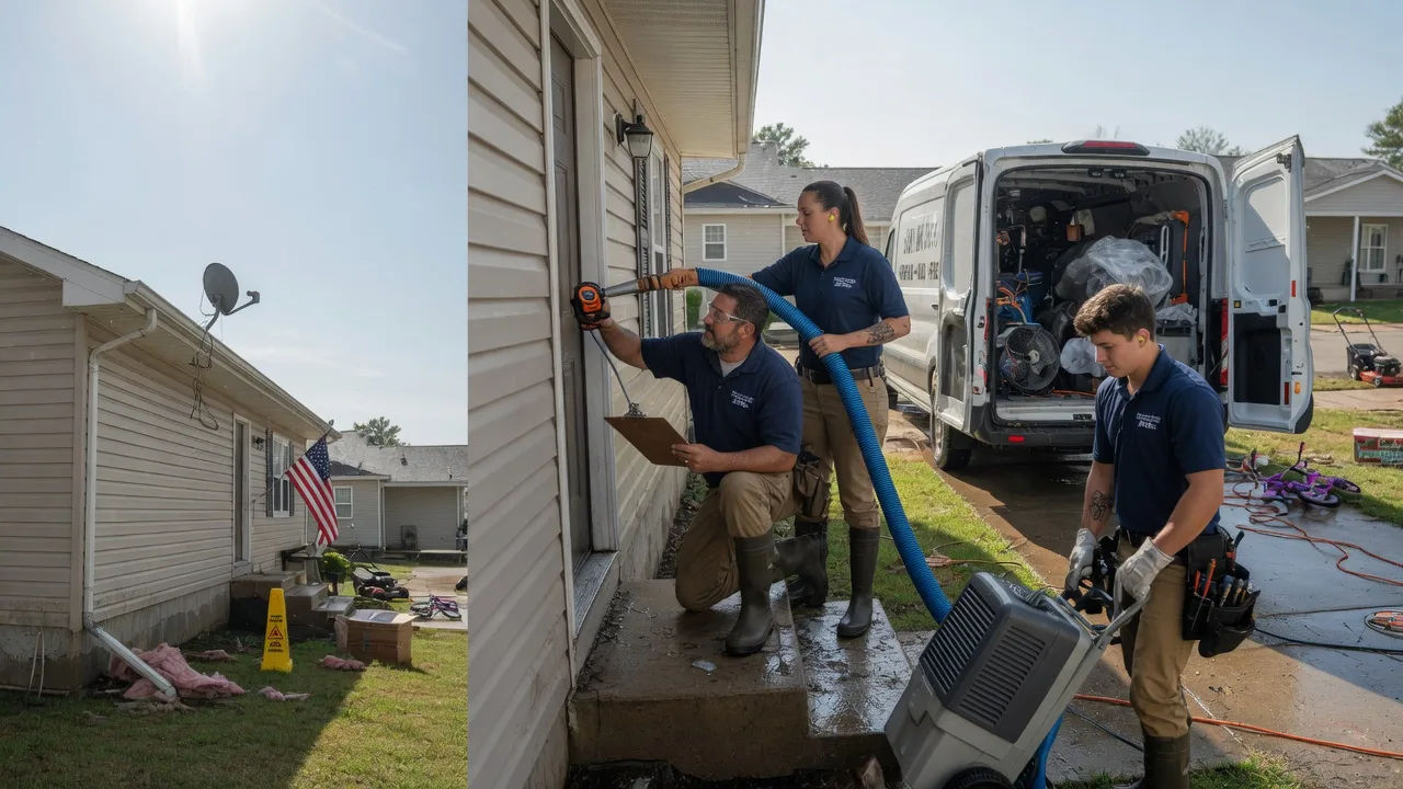 Ceiling Water Damage Restoration in Wales, MA near me